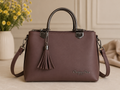 Brown Tassel Handbag – front view
