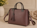 Brown Tassel Handbag – lifestyle view