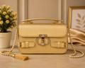 Golden Glamour Mini Handbag – side view