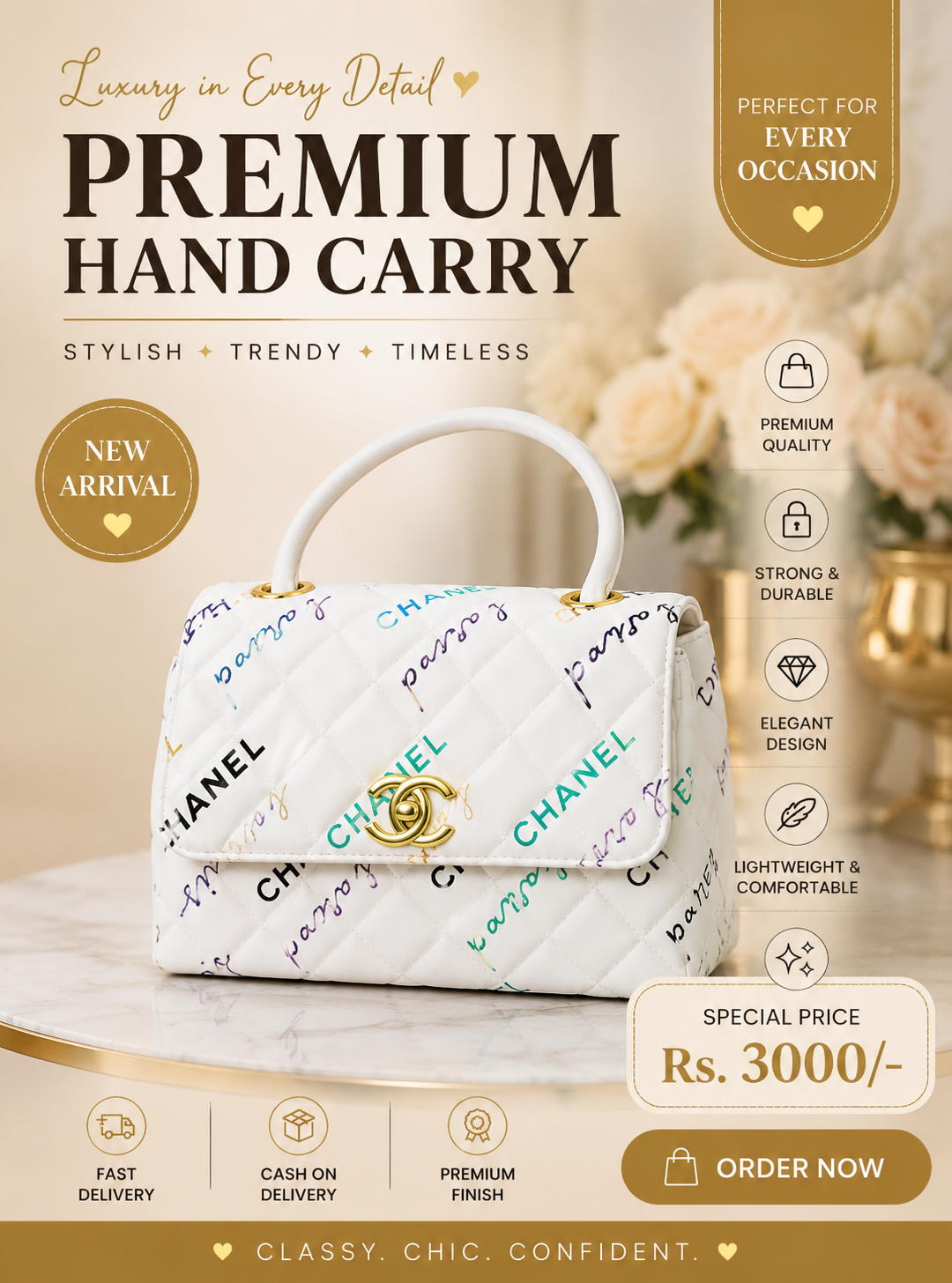 Premium Hand Carry Bag – Luxury in Every Detail