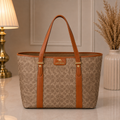 Lancowang monogram tote bag front view